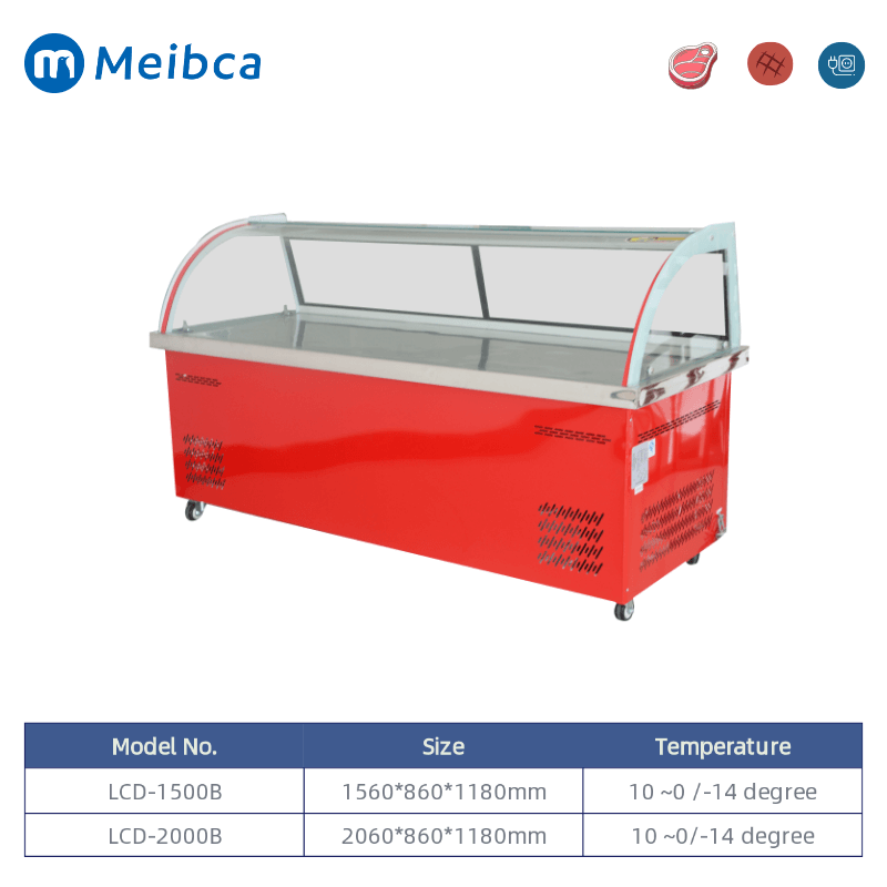 Commercial Meat Shop Refrigeration Equipment Refrigerator Fridge For Meat Shop 
