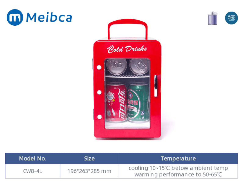 Mini Small Makeup Fridge Refrigerator Optional Pink 